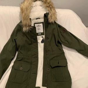 Hollister stretch parka